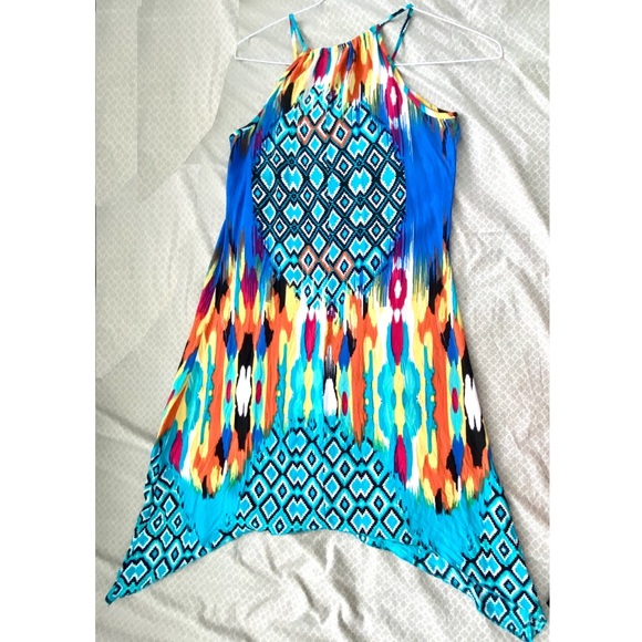 New York and Company Multi-color Dress in XS - Picture 4 of 14